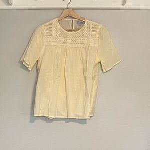 Cute Crochet Detail Blouse from Roolee